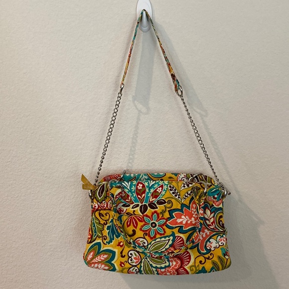 Vera Bradley Handbags - Vera Bradley Chain Strap Shoulder Bag in Provencal